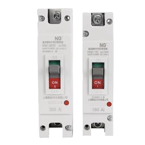 2P DC Circuit Breaker 12V -120V Power Solar Batterie Protector 80A 100A 125A 160A 200A 250A 300A automatische Überlast Schutz(2P,200A) von XWMSCLAK
