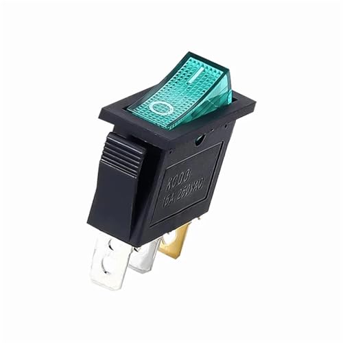 2PCS KCD3 Rocker Schalter EIN-AUS EIN-AUS-AUF 2 Position 3Pins Elektrische ausrüstung Mit licht Power Schalter 16A 250V / 20A 125V AC(3PIN A Red) von XWMSCLAK