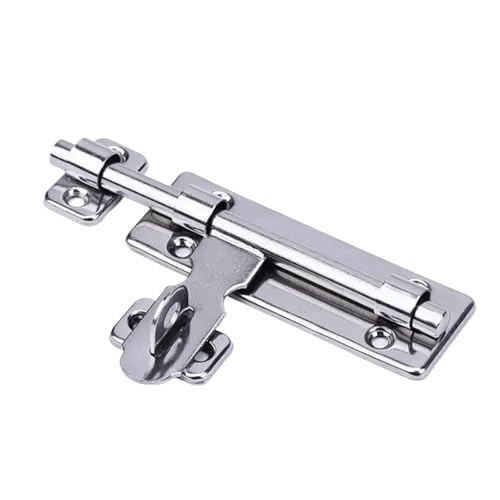 4 Zoll Hardware Türschloss Edelstahl Barrel Bolt Latch Vorhängeschloss Verschluss Set Gebürstet for Verriegeln von Tür Fenster Schublade Schrank 4 Zoll Hardware Türschloss Edelstahl Barrel Bolt Latch Vorhängeschloss Verschluss Set Gebürstet for Verriegeln von Tür Fenster Schublade Schrank von XWMSCLAK