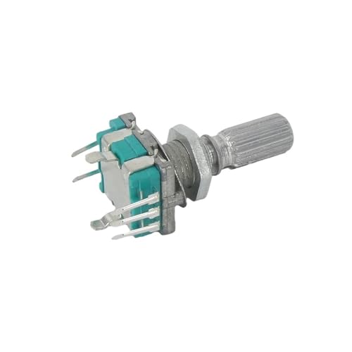 5 TEILE/LOS 20 Position 360 Grad Drehgeber EC11 w Push Button 5Pin Griff Lange 15/20MM Mit EINEM Gebaut In Push Button Schalter(20MM Plum handle) von XWMSCLAK