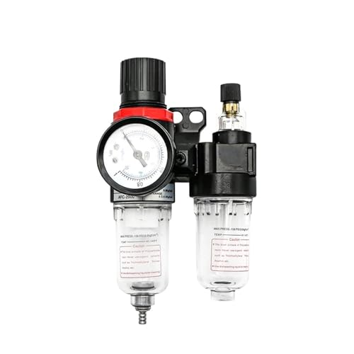 AFC2000 AFR2000 + AL2000 G1/4 Luftkompressor Öl- und Wasserabscheider Luftfilter dient zur Reduzierung des Druckventilreglers(PC 10mm Fitting) von XWMSCLAK