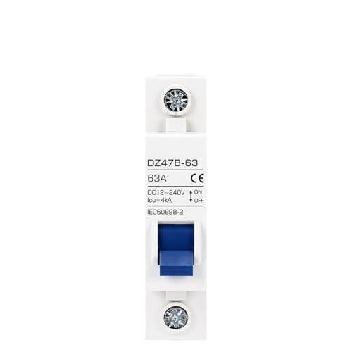 Batterie-Leistungsschalter DC-Trennschalter 12V 24V 36V 48V 96V 240V Schutz 10A 16A 20A 25A 32A 63A 100A 125A(6A) von XWMSCLAK