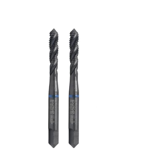 Blauer Ring JIS Spiral-genuteter Hahn spitzte M3 M4 M5 M6 Maschinengewindebohrer for Edelstahl(Spiral Pointed Tap,1PCS_M2.5X0.45) von XWMSCLAK