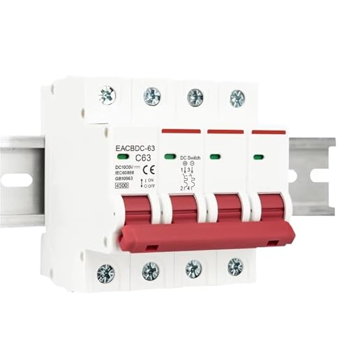DC 1000V 1P 2P 3P 4P Solar Mini Circuit Breaker Überlast Schutz Schalter 6A ~ 63A/80A 100A 125A MCB for Photovoltaik PV System(3P,40A) von XWMSCLAK