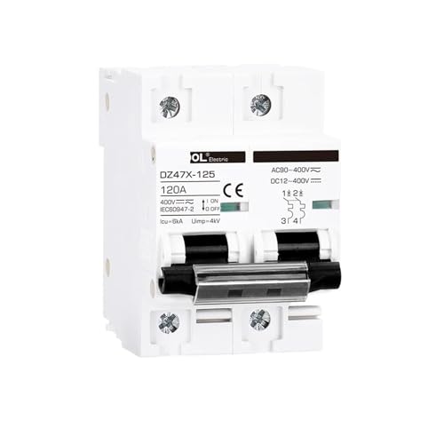 DC AC-Leistungsschalter 400 V 80 A 100 A 120 A MCB 400 V A thermischer Überlast-Kurzschlussschalter(120A) von XWMSCLAK