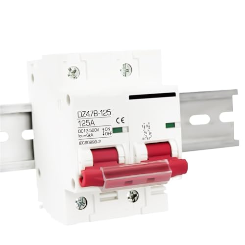 DC12 24V MCB Batterie Auto Schutz Circuit Breaker DZ47 80A 100A 125A DC Positive Negative Pol Schutz Schalter Isolator(2P,100A) von XWMSCLAK