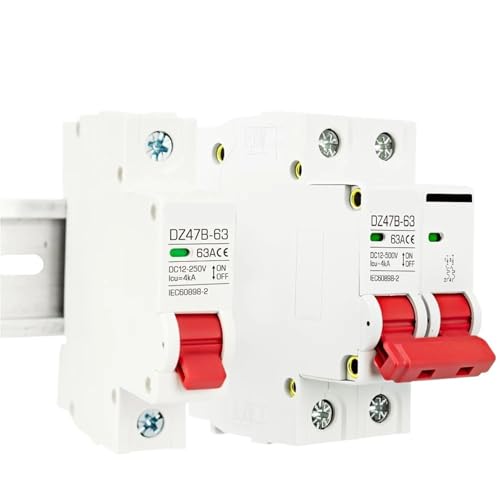 DC12V 24V 48V 36V MCB Batterie Auto Protector Circuit Breaker DZ47 DC Positive Und Negative Pol Schutz Schalter Isolator(2P,6A) von XWMSCLAK