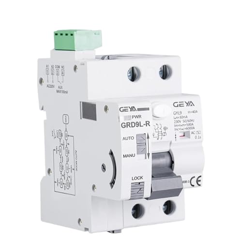 GRD9L-R Automatischer Selbsteinschaltgerät-Leistungsschalter 2P 40A 30mA 100mA 300mA RCD Smart Breaker AC-Typ GRD9L-R Automatischer Selbsteinschaltgerät-Leistungsschalter 2P 40A 30mA 100mA 300mA RCD Smart Breaker AC-Typ von XWMSCLAK
