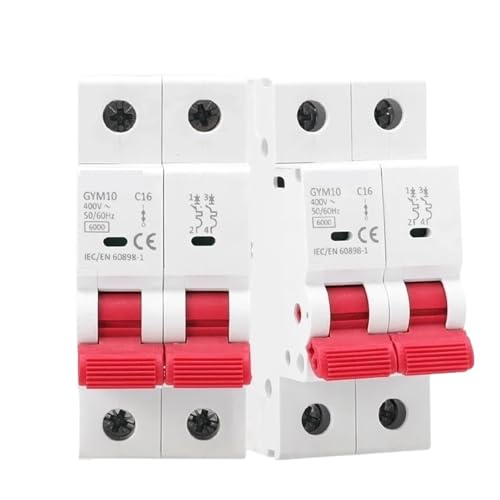 GYM10 AC 2Pole 6A 10A 16A 20A 25A 32A 40A 50A 63A 220V/400V Circuit Breaker C Curve 6KA Approved(6A) von XWMSCLAK