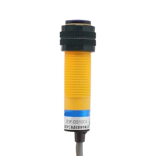 Infrarot E3F-DS10 M18 Diffuse Reflexion Lichtschranke Sensor DC 12V 3-Draht KEINE 24V Erkennungsbereich 10CM Einstellbar(E3F-DS10C4,Non adjustable) von XWMSCLAK