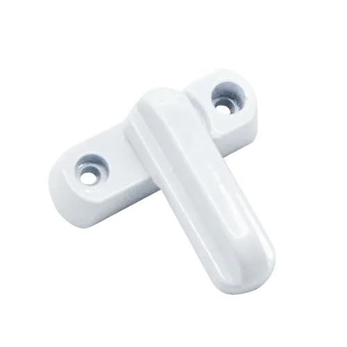 Kunststoff + Edelstahl T-Lock Fenster Tür Schiebeschloss Sicherheitshebel Griff Sweep Latch Kindersicheres Sicherheitszubehör(Black) von XWMSCLAK