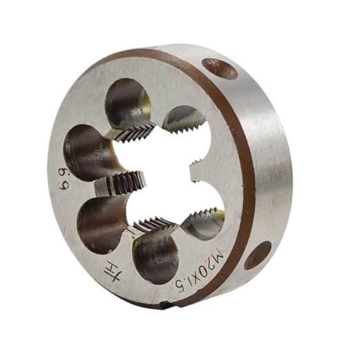 Linksgewindeschneideisen, metrische Gewindeschneidwerkzeuge for die Metallbearbeitung M3 M6 M8 M10 M12 M14 M16 M18 M20, Handwerkzeuge(M20x1.5) von XWMSCLAK
