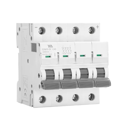 MCB DC 1000V MCB Leistungsschalter DC 6A 10A 16A 20A 25A 32A 40A 50A 63A 4Pole DC Solar Leistungsschalter Din-schiene(63A) von XWMSCLAK