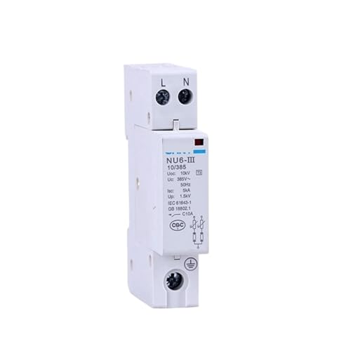 NU6-III Überspannungsschutzgerät NU6 1P+N 2P 10kV 10/385 Überspannungsableiter Schützen Sie elektrische Systeme 385V AC NU6-III Überspannungsschutzgerät NU6 1P+N 2P 10kV 10/385 Überspannungsableiter Schützen Sie elektrische Systeme 385V AC von XWMSCLAK