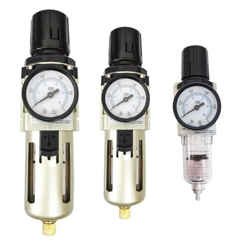 Pneumatischer Luftdruckregler AW2000-02 AW3000-03 AW4000-04 Kompressor Luftfilterregler Ölabscheider Automatischer Ablass(AW3000-03 PC10-03,Fiber Filter) von XWMSCLAK