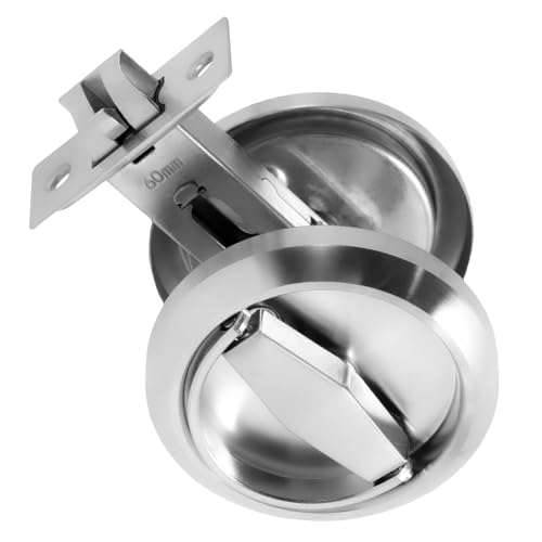 Verstecktes Türgriffschloss, schlüsselloses Einbautürschloss, Einzelzylinder-Riegel, unsichtbares Schloss for Möbel(1PCS Type1) von XWMSCLAK