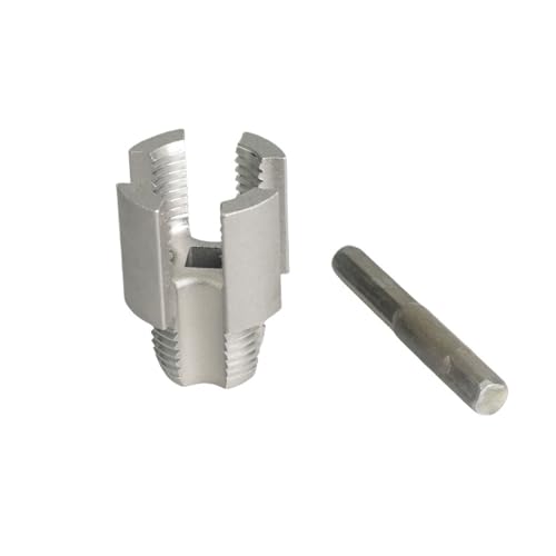 Wasserrohr-Gewindeöffner, Innengewinde, Außengewinde, integrierter Gewindeschneider, passend for 1/2-Zoll-Rohrgewinde, Schlitzwerkzeug(1 Set) von XWMSCLAK