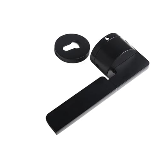 XWMSCLAK Mechanisches Türschloss for den Innenbereich, Holztür for Schlafzimmer, Arbeitszimmer, Büro, 58-teiliges Schloss, mattschwarzer nordischer Türgriff(Black) von XWMSCLAK