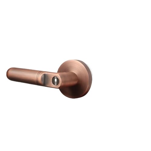 XWMSCLAK Schlüsselloser Türgriff for Badezimmer und Haushalt, Innentürgriffe for Innentüren, Diebstahlsicherung, Schlafzimmer, Zimmer, Zuhause, Holzsicherheit(Huanggu-with key) von XWMSCLAK