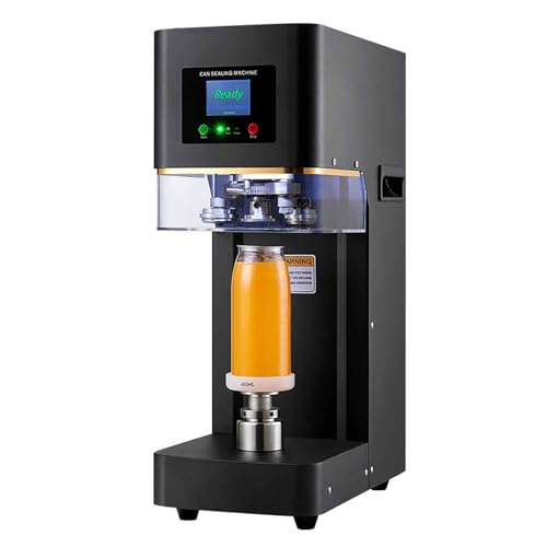 XWNGDAFEVF Commercial Automatic Can Sealer Machine Height Adjustable Caliber 55mm/ 2.16Inch for Plastic Aluminum Beer Can Soda Can, Black XWNGDAFEVF Commercial Automatic Can Sealer Machine Height Adjustable Caliber 55mm/ 2.16Inch for Plastic Aluminum Beer Can Soda Can, Black von XWNGDAFEVF