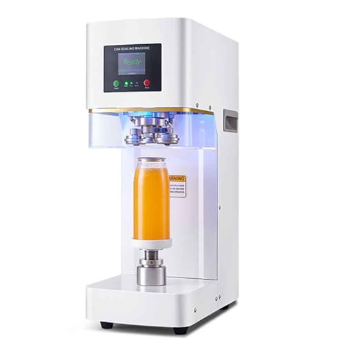 XWNGDAFEVF Commercial Automatic Can Sealer Machine Height Adjustable Caliber 55mm/ 2.16Inch for Plastic Aluminum Beer Can Soda Can, White XWNGDAFEVF Commercial Automatic Can Sealer Machine Height Adjustable Caliber 55mm/ 2.16Inch for Plastic Aluminum Beer Can Soda Can, White von XWNGDAFEVF