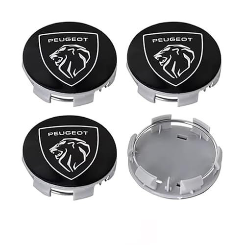 XWSBUDE 4 Stück Auto Radnabenkappen, für Peugeot 108 206 207 208 307 308 508 3008 60MM Dauerhaft Kratzfest Radnabenabdeckung Wasserdicht Staubdicht Reifen Felgen Zubehör,D XWSBUDE 4 Stück Auto Radnabenkappen, für Peugeot 108 206 207 208 307 308 508 3008 60MM Dauerhaft Kratzfest Radnabenabdeckung Wasserdicht Staubdicht Reifen Felgen Zubehör,D von XWSBUDE