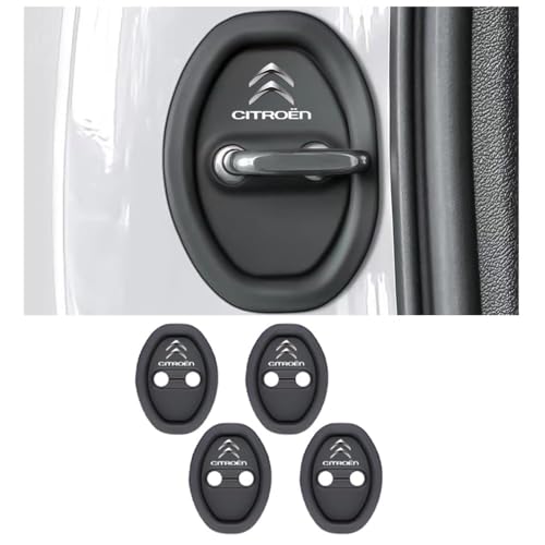 XWSBUDE Autotürschloss-Schutz, für Citroen Jumpy 2023 2022 2021 2020 Autotürschloss Tür schließen Schutzpolster Stoßdämpfungspuffer Schutz Autoschloss von XWSBUDE