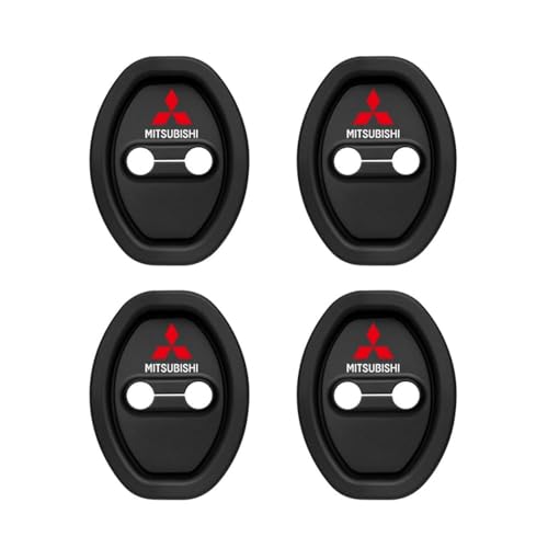 XWSBUDE Autotürschloss-Schutz, für Mitsubishi Outlander PHEV 2016-2019 Ralliart Outlander Galant Autotürschloss Tür schließen Schutzpolster Stoßdämpfungspuffer Schutz Autoschloss,A von XWSBUDE