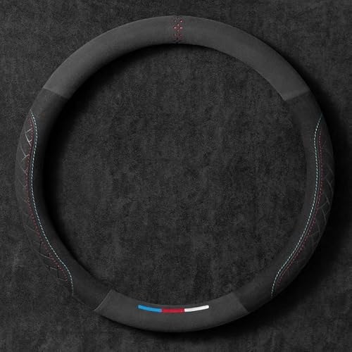 XWSBUDE Lenkradbezug fürs Auto, für BMW X1 3 (III) U11 I 2022-2024, Rutschfester Lenkradbezug, atmungsaktiver Lenkradschutzbezug fürs Auto,B von XWSBUDE