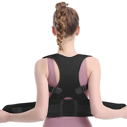 Haltungskorrektur Für Frauen Und Männer, Atmungsaktives Glätteisen Für Rückenorthesen, Rückenstützgürtel Lendenwirbelsäule Schlüsselbein Und Schulter Support (Size : XXL) von XWSM