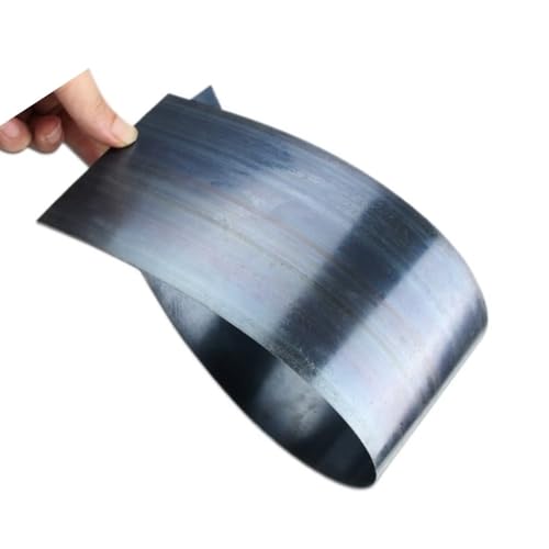 1 Stück polierte DIY 65Mn abgeschreckte Platte, Manganstahlblech 200/300 mm Größe CNC-Material(1.6X200X200MM) von XWTOOL