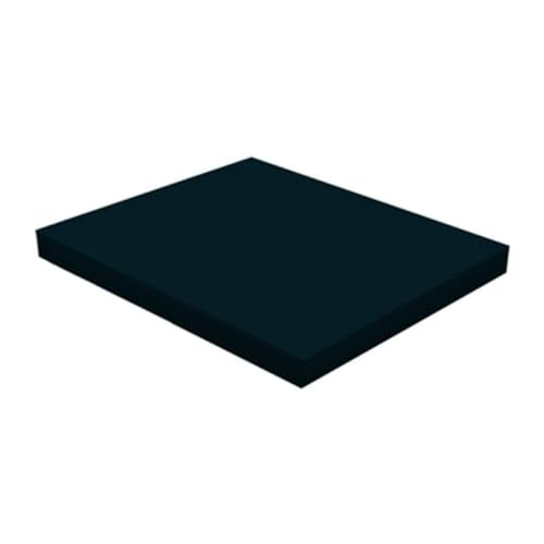 100 * 100mm Technische Kunststoffplatte, Dicke 8-50mm POM Plattenblock Lagerblatt Schwarz Weiß Rot Blau Grün Gelb 1St(Black,25x100x100mm) von XWTOOL