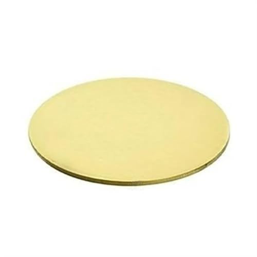 Durchmesser 50/60/80/100 mm, runde Messingplatte, Dicke 0,5/1/2/3 mm, Messingscheibe, runde Metallplattendichtung aus Messing for Heimwerker(1x60mm) von XWTOOL