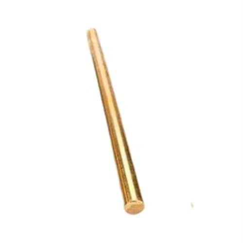 Harte 300 mm Messingstangen, 4 5 6 8 10 12 mm Durchmesser, Hardware Messingstange, runde Messingstange for Modellschaftgriffstift Handwerk 1 Stück(6 x 300mm) von XWTOOL