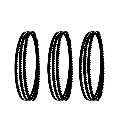 Holzbandsägeblätter 6 TPI 1505 x 12 x 0,36 mm for Metab0 Bandsägen BS 230 bis 2001 3St von XWTOOL