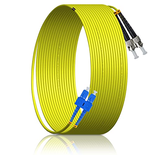 XWYWX 15M SC/UPC auf ST/UPC SM DX LSZH 3.0mm LWL Kabel Patchkabel, SC zu ST Singlemode 9/125μm Duplex SC-ST Glasfaser Patchkabel Patch Cord Cable Kompatibel mit OS1&OS2-XSUTU121-15 XWYWX 15M SC/UPC auf ST/UPC SM DX LSZH 3.0mm LWL Kabel Patchkabel, SC zu ST Singlemode 9/125μm Duplex SC-ST Glasfaser Patchkabel Patch Cord Cable Kompatibel mit OS1&OS2-XSUTU121-15 von XWYWX