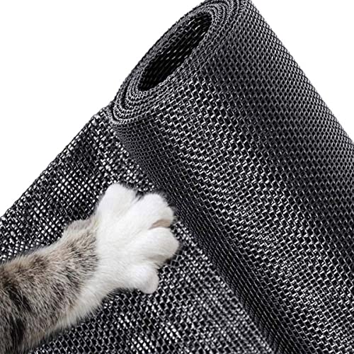 XWanitd Katzen-/Balkonnetz, Fensterschutz, Netzschutz für Katzen, Sicherheit, Fliegenschutz, Moskitonetz, Anti-Kratz-Biss, Tränen, DIY-Größe (120 x 120 cm) von XWanitd