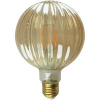 Bernsteinfarbene geriffelte LED-Glühlampe Xxcell 6 w - 500 Lumen - 2700 k - E27 - Fumé von XXCELL