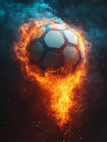 Ball Diamond Painting Feuer Diamond Painting Erwachsene Kinder DIY 5D Vollbohrer Kristall Stickerei Kreuzstich Diamanten Malerei Bilder Bastelset, Zimmer Deko Wohnzimmer Geschenke 35x50cm 5a-15C Ball Diamond Painting Feuer Diamond Painting Erwachsene Kinder DIY 5D Vollbohrer Kristall Stickerei Kreuzstich Diamanten Malerei Bilder Bastelset, Zimmer Deko Wohnzimmer Geschenke 35x50cm 5a-15C von XXDBBDOU