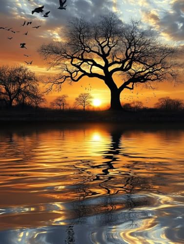Landschaft Diamond Painting Baum Diamond Painting Erwachsene Kinder DIY 5D Vollbohrer Kristall Stickerei Kreuzstich Bilder Bastelset Diamanten Malerei Anfänger, Zimmer Deko Wohnzimmer 80x110cm 5a-80 Landschaft Diamond Painting Baum Diamond Painting Erwachsene Kinder DIY 5D Vollbohrer Kristall Stickerei Kreuzstich Bilder Bastelset Diamanten Malerei Anfänger, Zimmer Deko Wohnzimmer 80x110cm 5a-80 von XXDBBDOU