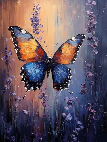 Schmetterling Diamond Painting Erwachsene, 5D Diamond Painting Tier Diamanten Malerei Kinder Anfänger DIY Vollbohrer Stickerei Kreuzstich Bilder Set, Home Wand Deko Wohnzimmer Geschenke 30x40cm w1-131 Schmetterling Diamond Painting Erwachsene, 5D Diamond Painting Tier Diamanten Malerei Kinder Anfänger DIY Vollbohrer Stickerei Kreuzstich Bilder Set, Home Wand Deko Wohnzimmer Geschenke 30x40cm w1-131 von XXDBBDOU