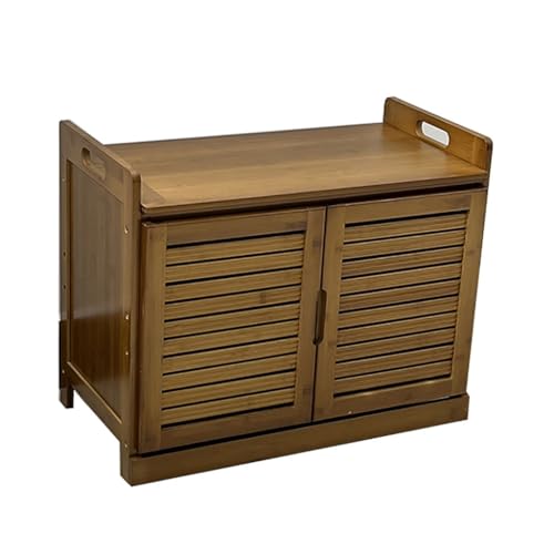 XXGJOALD Schuhschränke Staubdichtes Schuhregal for zu Hause, Nanzhu-Haushaltsschuhschrank mit Tür, mehrschichtiges Lagerregal mit großer Kapazität, Regale Schuhregale(B,33cm*63cm*50cm) von XXGJOALD