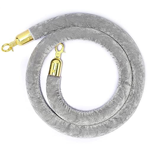 Abspannseil, Dickes Absperrseil mit Pfosten zur Kontrolle von Menschenmengen(Gray,1m/3.3ft) von XXHNBF