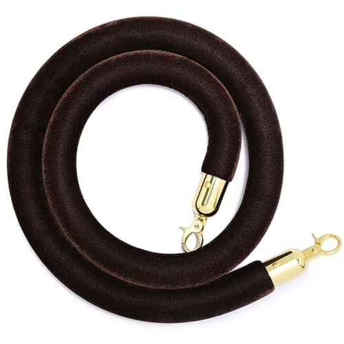 Abspannseil, Warteschlangen-Samtseil for Theatereröffnungen(Black,1.5m/5ft/59in) von XXHNBF