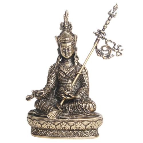 Buddha-Statue, 1 Stück Retro Messing Erdnuss Meister Taschenbuddha, Friedenswahrung von XXHNBF