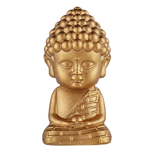 Buddha-Statue, Messing Tathagata Buddha Statue Ornamente, Buddha Skulptur Kunsthandwerk for Zuhause/Büro von XXHNBF