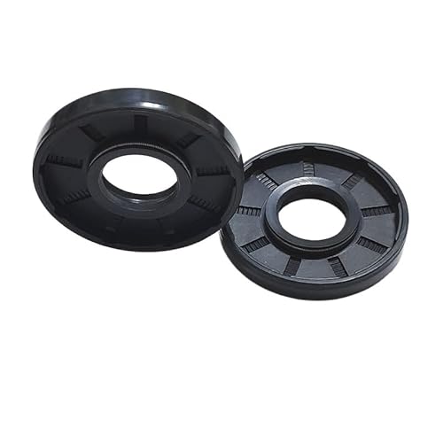 Lippendichtung, Doppellippen-Öldichtung, 2er-Pack, schwarze Nitril-Skelett-Öldichtungen, 11 mm Innendurchmesser x 17–30 mm Außendurchmesser x 4–10 mm Höhe(11x25x9mm) von XXHNBF