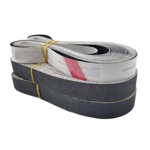 Schleifbänder, 5 Stück 1" x 30" Carborundum-Schleifband 25 x 762 mm Schleifband Polieren von Metall, Holz. 25 mm Schleifband 762 mm Schleifsieb(120#) von XXHNBF