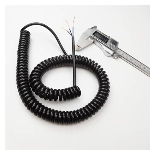 XXHNBF Spiral-Verlängerungskabel, 3-adrig, 22 AWG, Verlängerung von 1 bis 15 Metern (Stretch 12 Meter) von XXHNBF