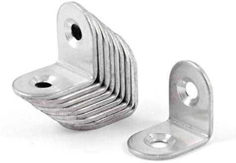 XXHNBF Winkelklammern, 5Pcs L Bracket Corner Brace Heavy Duty 90 Degree Right Angle Metal Brackets Joint Fastener XXHNBF Winkelklammern, 5Pcs L Bracket Corner Brace Heavy Duty 90 Degree Right Angle Metal Brackets Joint Fastener von XXHNBF